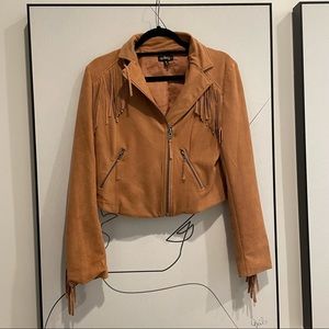 Tan Fringe Jacket
